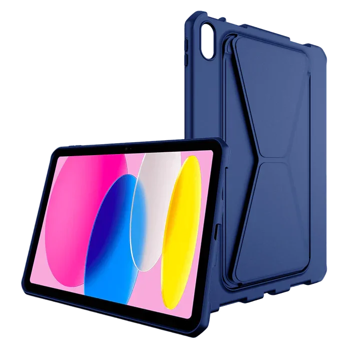 Itskins Spectrum iPad 11 (A16) & iPad 10.9 (10th Gen) Stand Case - Navy Blue - Tashqila Itskins Spectrum iPad 11 (A16) & iPad 10.9 (10th Gen) Stand Case - Navy Blue - Tashqila